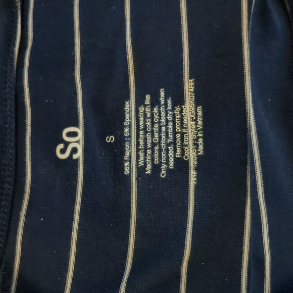 SO lightweight long sleeve stripped knot shirt - Picture 4 of 4